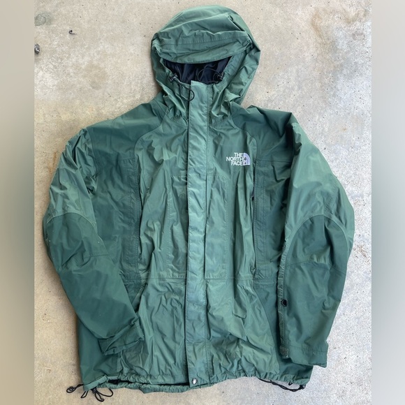 Vintage North Face 90s Goretex Mountain Light Jacket Green Mens XXL - Picture 13 of 13